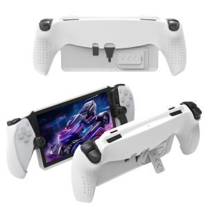 PlayStation Portal Handle JYS TPU Protective Case With Stand (White)