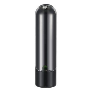 Herb Crisper Vegetable Keep Fresh Container Cilantro Herb Storage Container (Black)