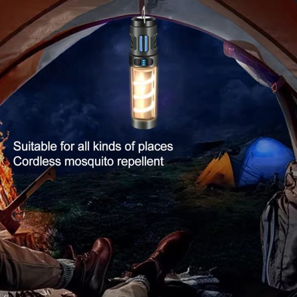 4 In 1 Outdoor Multi-function Flashlight Ambient Light Mosquito Repellent Lamp, Spec: Tripod Version - Image 11