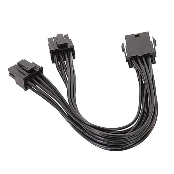 20cm 8P Female To Dual 6+2Pin Male Graphics Card Power Cable 8P To Dual 8P 1 To 2 Power Adapter Cable - Image 2