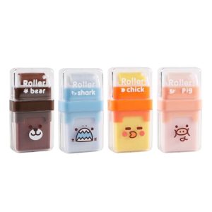 4pcs / Set M&G Double-Ended Rolling Eraser Cartoon Student Painting Homework Eraser (AXP963GX)