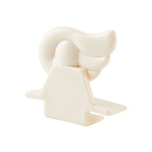 Anti Dirty Handle Toilet Lid Lifter Bathroom Bidet Seat Lifting Lid Kit (Milk White)