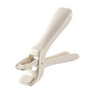 FaSoLa Household Anti-Scald Dish Clip Kitchen Non-Slip Insulated Plate Holder (Beige)