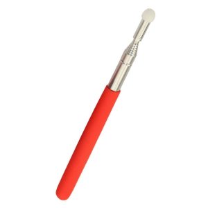 1m Teachers Telescopic Tactile Whip Pen For Classes E-Board Stylus Holder (Red)