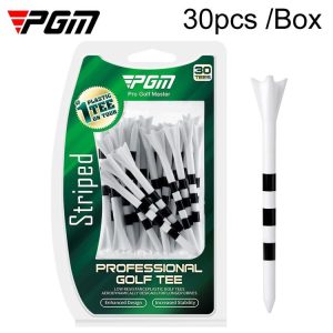 30pcs / Box PGM 83mm Golf Ball Tee Limit Scale Line Tee Ball Holder, Model: QT027-White