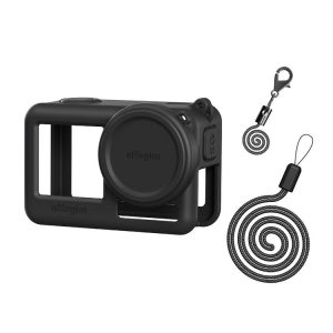 DJI Osmo Action 4 / 3 aMagisn Silicone Protection Case Camera Protection Accessories (Black)
