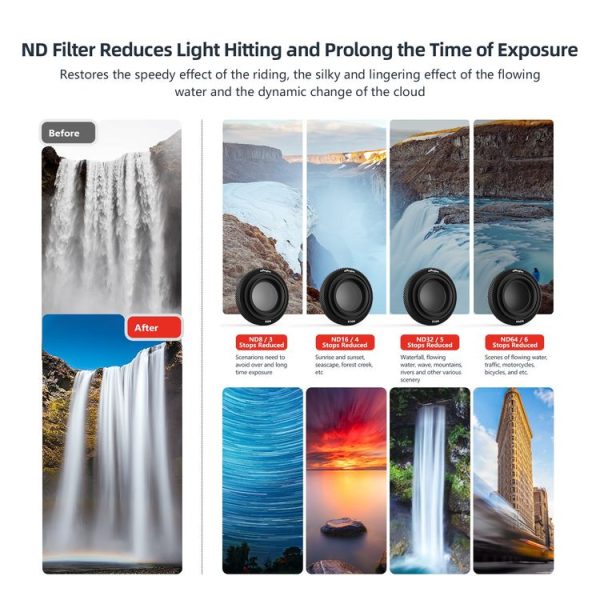 DJI Osmo Action 4 AMagisn Waterproof Filter Sports Camera Accessories, Style: UV - Image 14