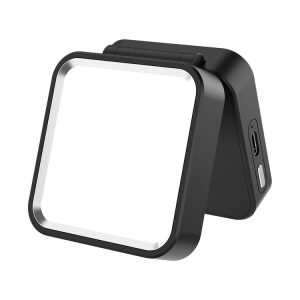 Camping Cycling Lavalier Lamp Night Fishing Light Three-Color Temperature Reading Lamp (Black)