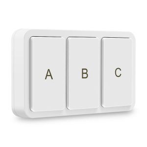 Zigbee Tuya Smart 3-key Situational Wireless Smart Switch (3 Road)