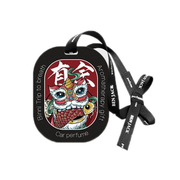 BEN.JACK Car Deodorant Tablet Pendant Long-Lasting Light Fragrance (Random Fragrance Delivery)