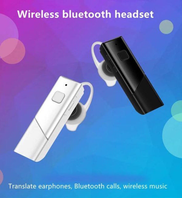 40 Languages Instant Real-Time Translation Smart Wireless BT5.0 Translation Earphone (Black) - Image 2