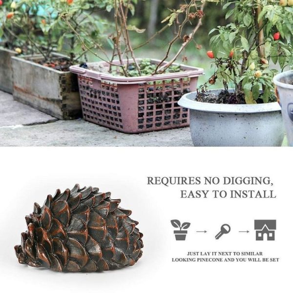 Simulated Stone Pine Nut Safe Key Box For Hiding Private Money, Shape: Stone - Image 6