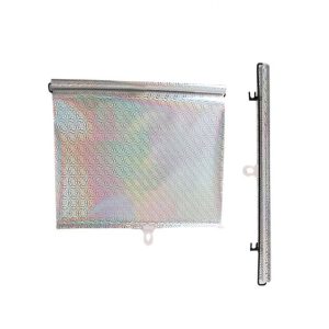 Electric Bike Telescopic Sunshade Rain Shield Motorcycle Rain Cover, Size: 58 x 125cm Silver