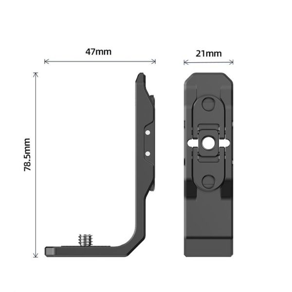 Insta360 X4 / X3 Hepail Horizontal And Vertical Shooting Quick Release Metal Magnetic Bracket - Image 3