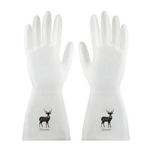 Waterproof Kitchen Dishwashing Gloves Household PVC Non-slip Laundry Housework Gloves, Size: S