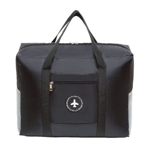 Thickened Luggage Bag Can Put Trolley Case Folding Travel Bag (Black)