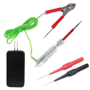 5pcs / Set Automotive Maintenance Test Pen Set Multifunctional Electricity Measuring Tester Light Tool