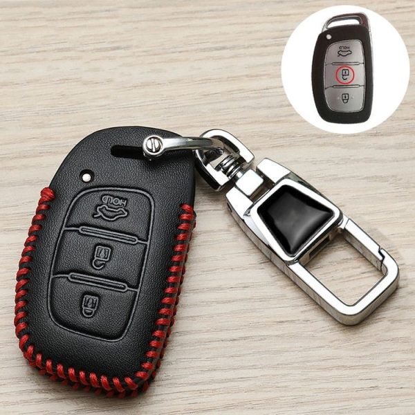 Hyundai Car Key Cover Multifunctional Keychains Anti-lost Number Plates, Style: A