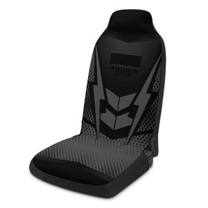 Car Universal Printed Seat Protector Automobile Decoration Supplies (Black)