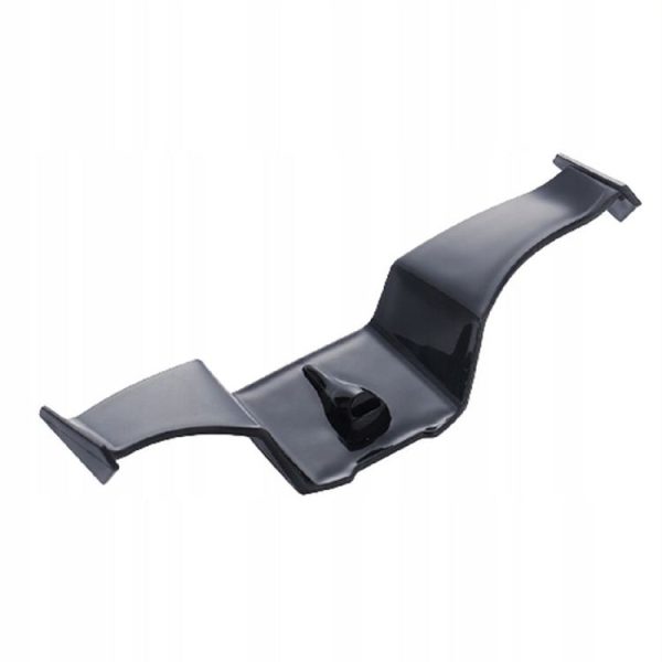 Car Mini Rear Wing Without Punching Decorative Stickers, Color: Black Without Wind Blades