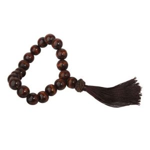 Car Gear Prayer For Blessing And Safety Buddha Beads Car Decorative Ornaments (Black)