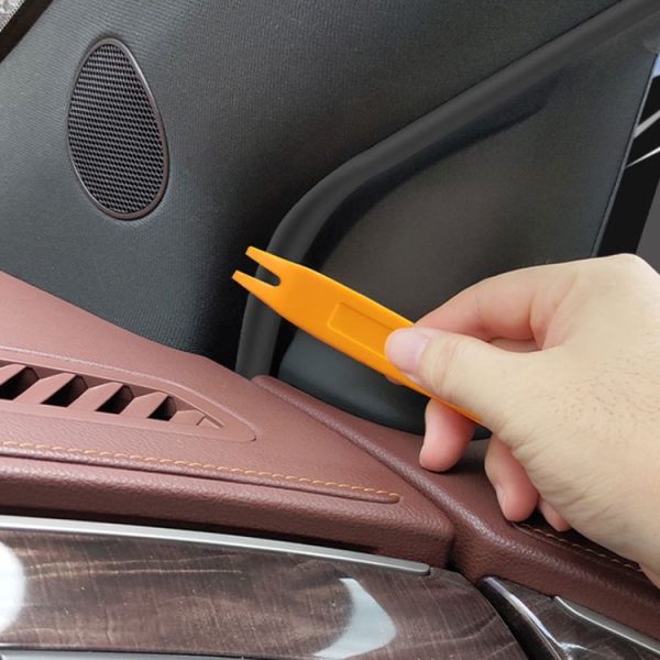 10pcs Driving Recorder Hidden Wire Car Audio Disassembly Assembly Tool, Color: Orange - Image 6