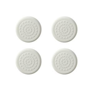 4pcs / Set Silent And Wear Resistant Chair Foot Cover Household Stool Anti-Slip Protective Pads, Style: 60mm Round white