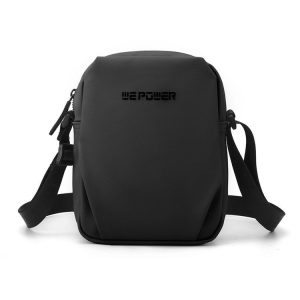 WEPOWER Mini Casual Crossbody Bag Lightweight Single Shoulder Cell Phone Bag (Black)