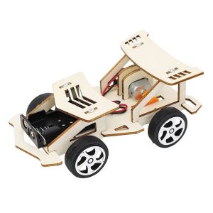 Children Electrical Racing Car Model DIY Technology Small Productions Creator Material Kit