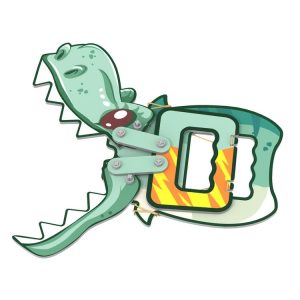 DIY Mechanical Dinosaur Children Toy Material Kit Kindergarten Teaching Aids (Boxed)