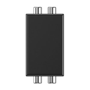 RCA Audio Ground Loop Isolator Anti-Interference Noise Reducer Eliminate Current Sound Bluetooth Receiver (Square)