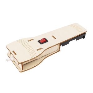 DIY Homemade Flashlight Wooden Handmade Toys Material Kit Creator Classroom Experimental Equipment