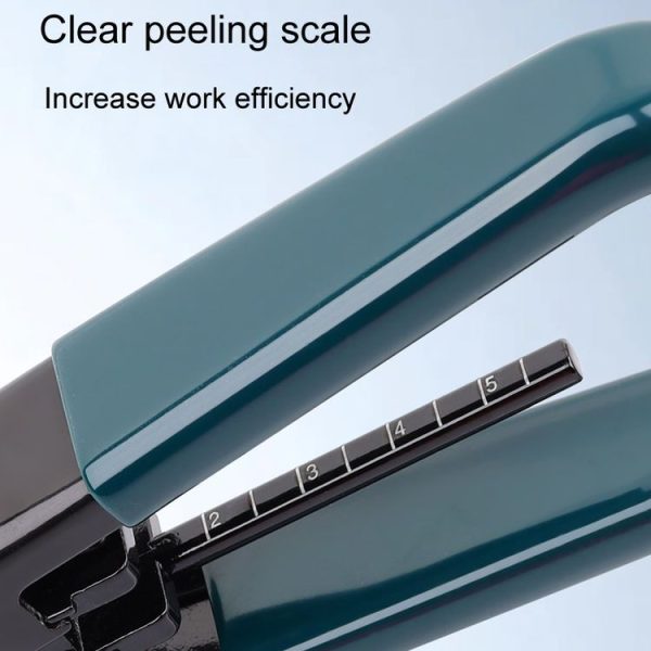 Fiber Optic Stripper Metal Cable Stripper Cold Splicing Tool Pliers (Round Core) - Image 5