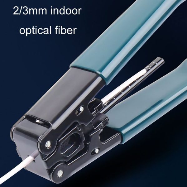 Fiber Optic Stripper Metal Cable Stripper Cold Splicing Tool Pliers (Round Core) - Image 7