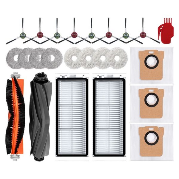 Dreame L20 Ultra / X20 Pro / X20 Pro Plus Robot Vacuum Accessories 1pair White Side Brush - Image 2