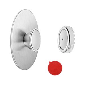 Bathroom Drainage Magnetic Soap Holder Punch-Free 304 Stainless Steel Soap Hanger (No Trace Adhesive)