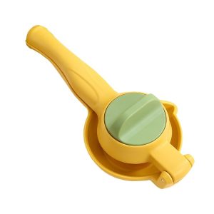 Household Manual Lemon Juicer Kitchen Folding Fruit Squeezer (Yellow)