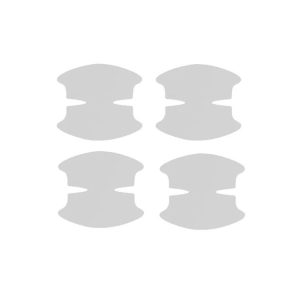 Car Door Handle Anti-scratch Protection Transparent Stickers Anti-collision Strips, Specifications: 4pcs Handle Bowl
