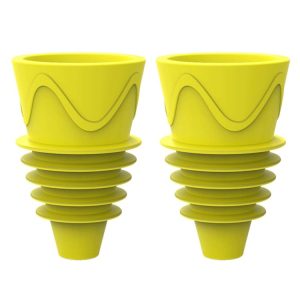 2pcs / Box Fruit Fly Catch Trap Insect Mosquito Luring Fly Tools (Yellow)