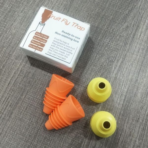 2pcs / Box Fruit Fly Catch Trap Insect Mosquito Luring Fly Tools (Yellow) - Image 6