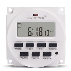 SINOTIMER TM618N-1 110V 7 Days Weekly Programmable Digital Electronic Timer Switch