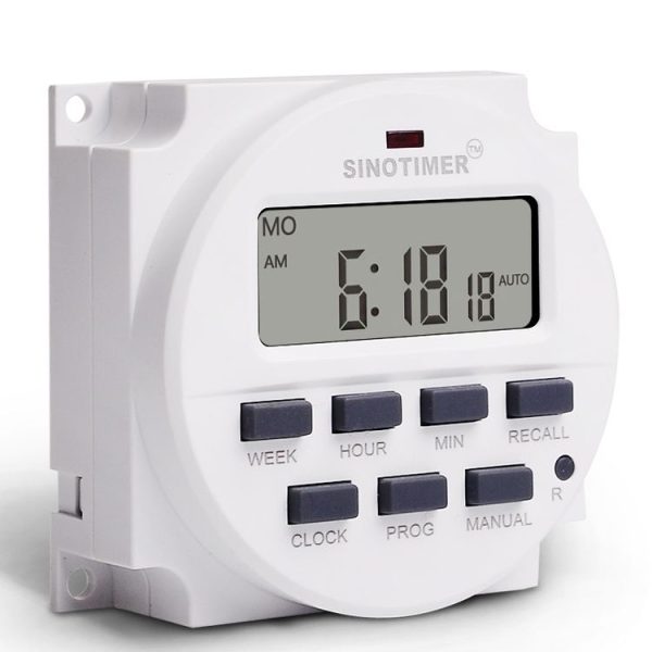 SINOTIMER TM618N-1 110V 7 Days Weekly Programmable Digital Electronic Timer Switch - Image 3