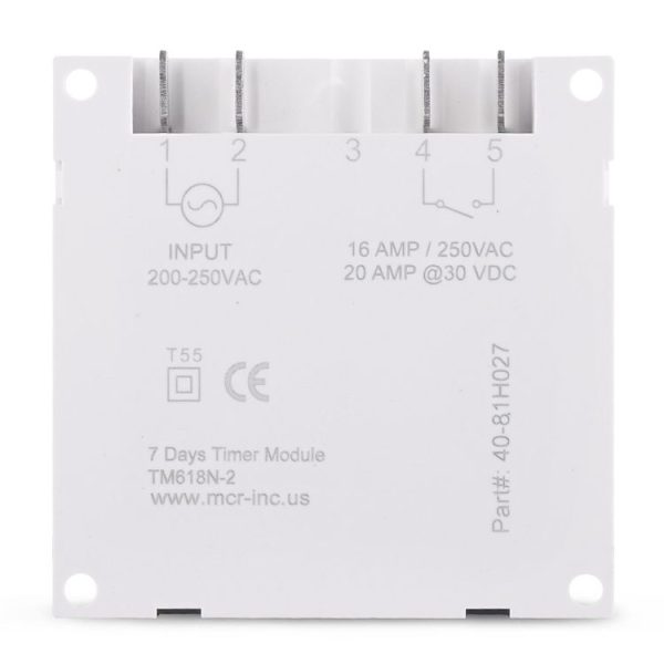 SINOTIMER TM618N-1 110V 7 Days Weekly Programmable Digital Electronic Timer Switch - Image 4