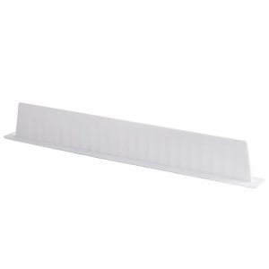 Silicone Kitchen Sink Splash Guard Countertop Water Blocking Splashback (White)