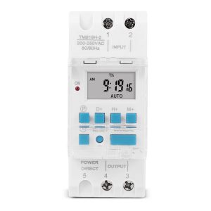 SINOTIMER TM919H-1 110V 16A DIN Rail 4 Pins Voltage Output Digital Switch Timer Automatic Cycle Timing Controller