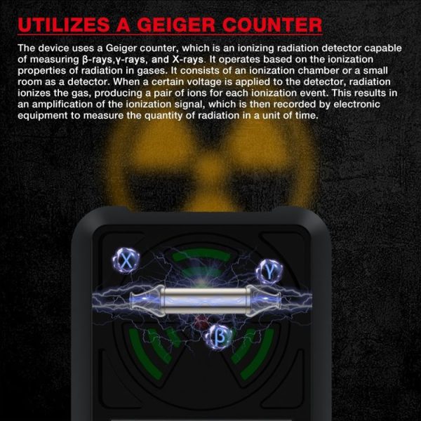 HABOTEST Nuclear Radiation Pollution Radioactive Marble Detector - Image 6