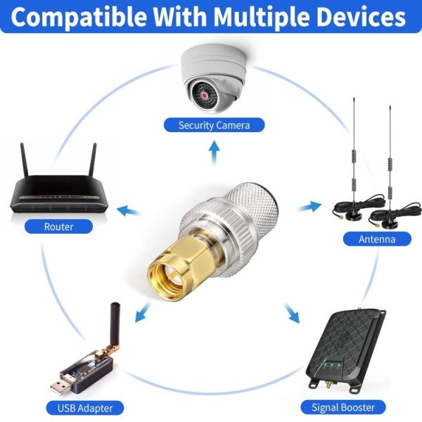 10pcs / Pack SMA Male Crimp Connector Kit For LMR-400 / RG8 / RG213 / Belden-9913 SMA Extension Cable - Image 6