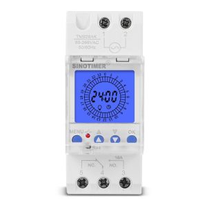 SINOTIMER TM929AKL 85-265V 16A 24hrs Digital Analogue Din Module Time Switch With Backlight