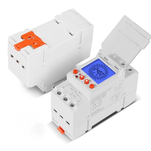 SINOTIMER TM929BKL 85-265V 30A 24hrs Digital Analogue Din Module Time Switch With Backlight - Image 3