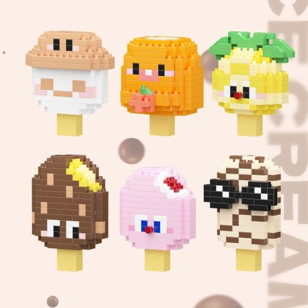 Mekansm K238 Micro-particle Ice-cream Series Childhood Jigsaw Toys Building Blocks Ornament Child Gift - Image 3
